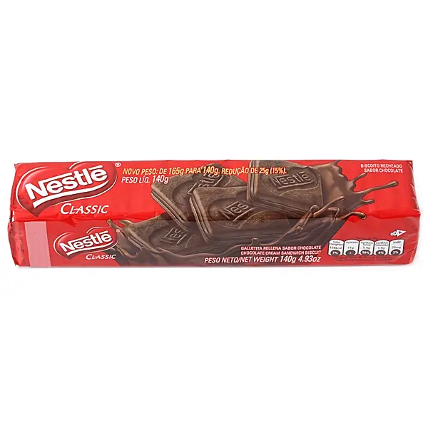 BISCOITO RECHEADO NESTLÉ CLASSIC 140G