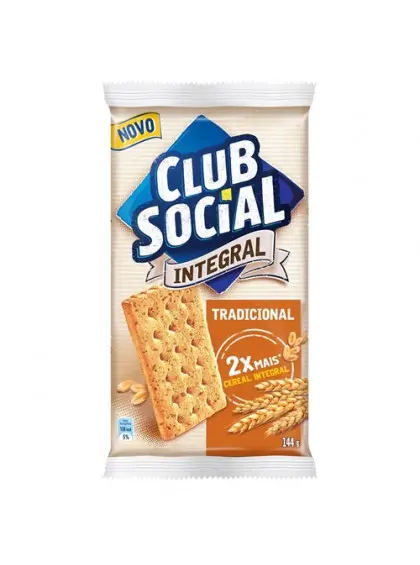 BISCOITO CLUB SOCIAL INTEGRAL 156G