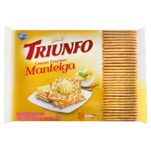 BISCOITO TRIUNFO CREAM CRACKER MANTEIGA 375G