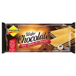 WAFER LOWÇUCAR CHOCOLATE ZERO 115 G