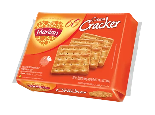 BISCOITO MARILAN CREAM CRACKER 400 GRAMAS