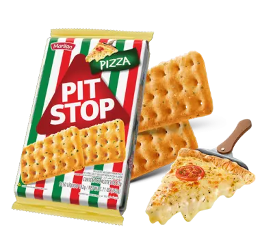 BISCOITO MARILAN PIT STOP PIZZA 162 G