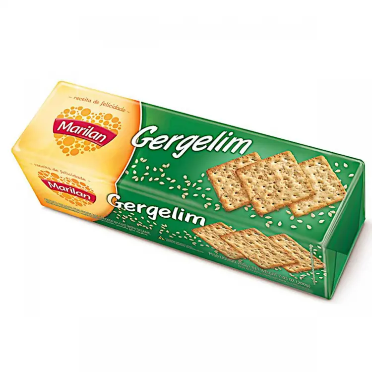 BISCOITO MARILAN CREAM CRACKER GERGELIM 200GR