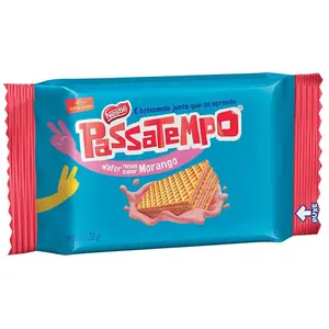 MINI WAFER PASSATEMPO MORANGO 20G