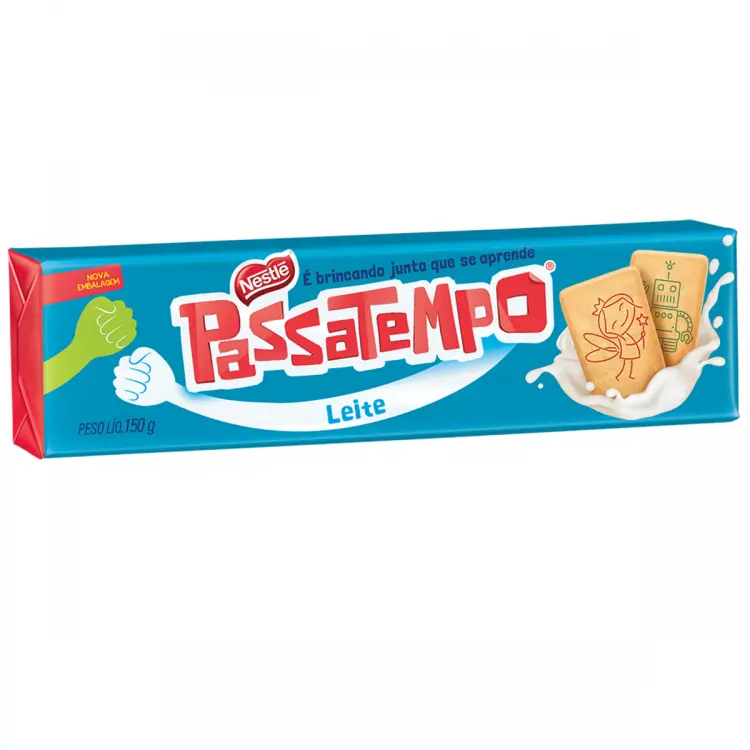 BISCOITO PASSATEMPO LEITE 150 G