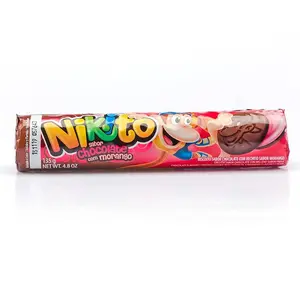 BISCOITO RECHEADO NIKITO CHOCOLATE COM MORANGO 135 G