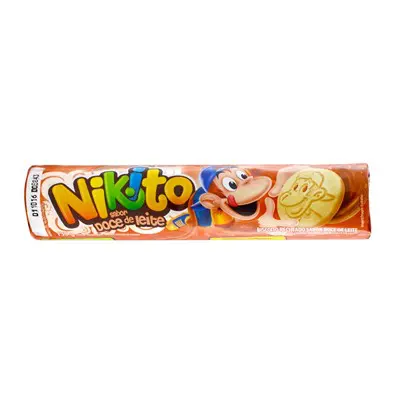 BISCOITO RECHEADO NIKITO DOCE LEITE 135G