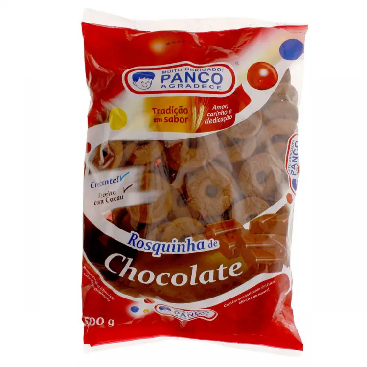 BISCOITO PANCO ROSQUINHA CHOCOLATE 500G