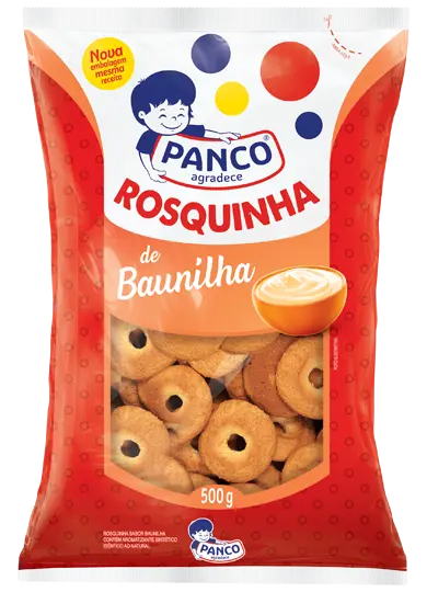 BISCOITO PANCO ROSQUINHA BAUNILHA 500 G