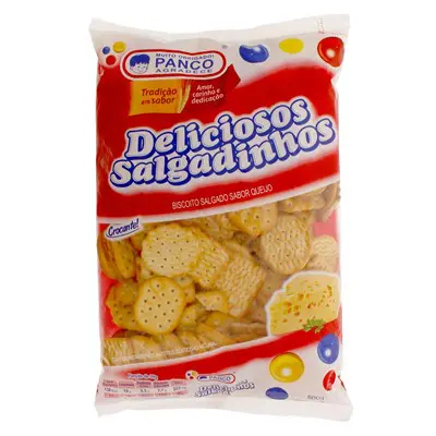 BISCOITO PANCO DELICIOSO SALGADO 500 G