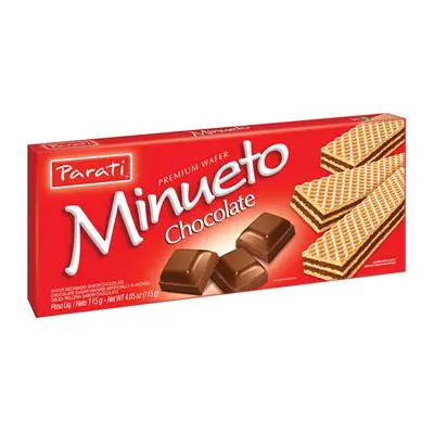 WAFER PARATI MINUETO CHOCOLATE 115G