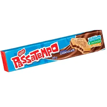 BISCOITO RECHEADO PASSATEMPO CHOCOLATE 130G