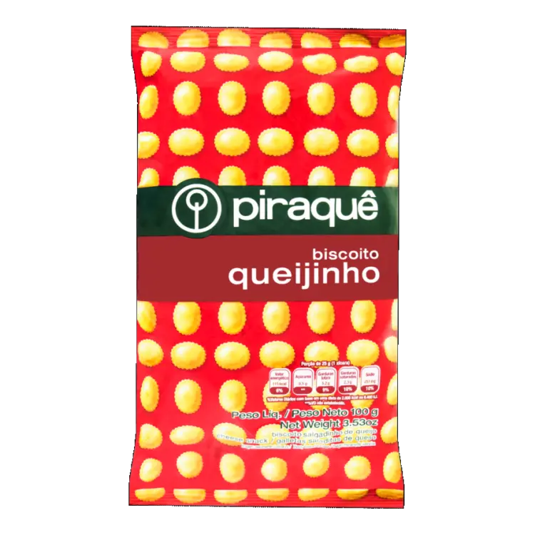 BISCOITO PIRAQUÊ QUEIJO 100G