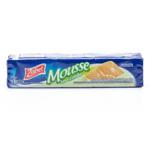 BISCOITO ZABET MOUSSE LIMÃO 145G