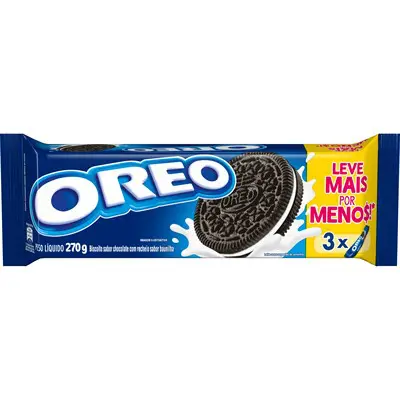 BISCOITO OREO RECHEADO BAUNILHA 270 G