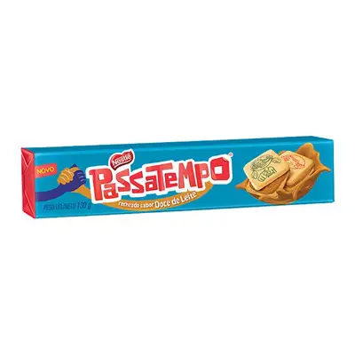 BISCOITO RECHEADO PASSATEMPO DOCE DE LEITE 130G