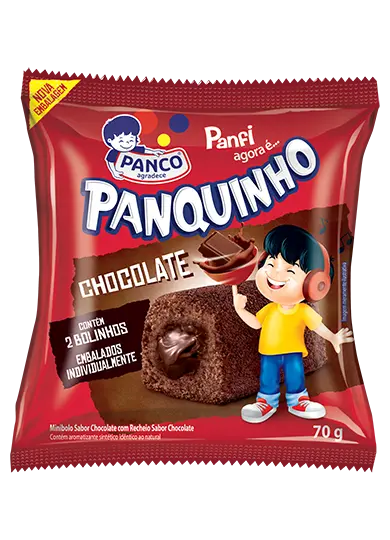 BOLINHO PANCO PANFI CHOCOLATE COM CHOCOLATE 70G