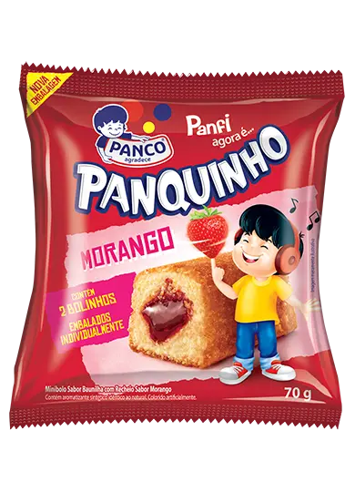 BOLINHO PANCO PANFI MORANGO 70 G