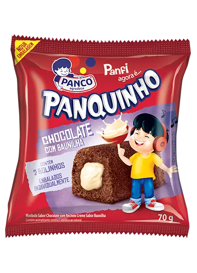 BOLINHO PANCO PANFI CHOCOLATE COM BAUNILHA 70G