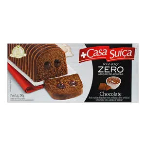 BOLO DE CHOCOLATE CASA SUIÇA ZERO 280G