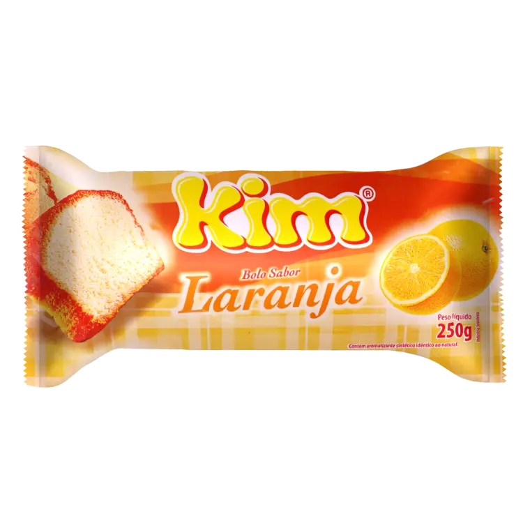 BOLO KIM INGLÊS LARANJA 250 G