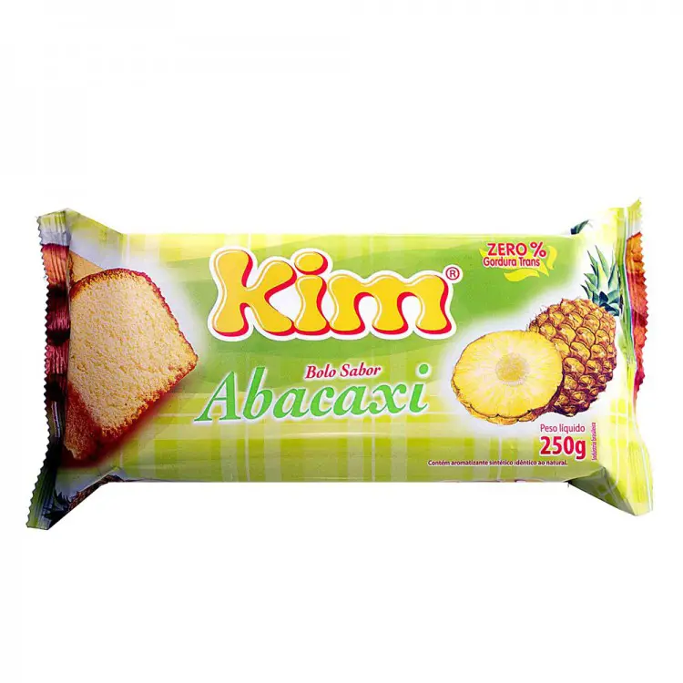 BOLO KIM INGLÊS ABACAXI 250G