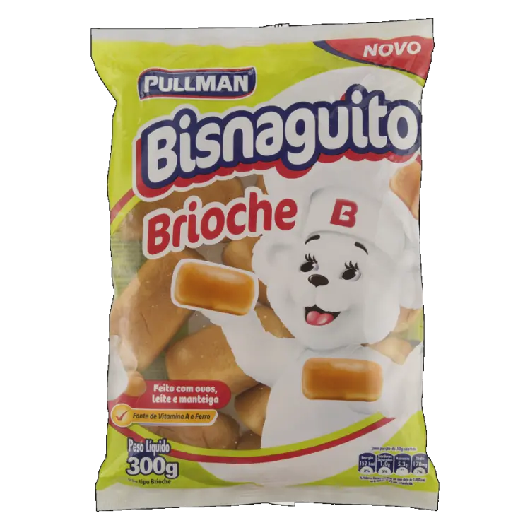 BISNAGUINHA PULLMAN BISNAGUITO BRIOCHE 300 GRAMAS