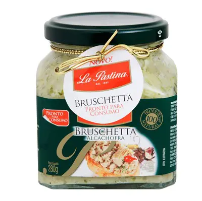 BRUSCHETTA LA PASTINA ALCACHOFRA 280 GR