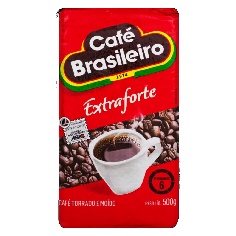 CAFÉ BRASILEIRO A VÁCUO SUPER FORTE 500 GRAMAS