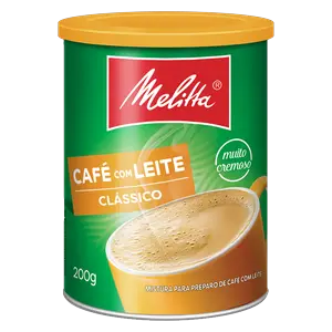 CAFÉ COM LEITE MELITTA SOLÚVEL 200G