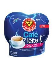 CAFÉ COM LEITE 3 CORAÇÕES E CÁLCIO 100G