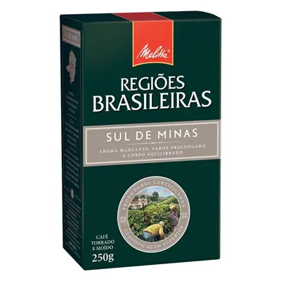 CAFÉ MELITTA REGIÕES BRASILEIRA SUL DE MINAS 250 G