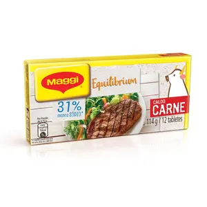 CALDO MAGGI CARNE MENOS SÓDIO 114G