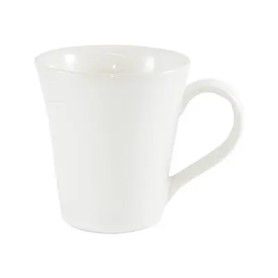 CANECA TÉRMICA TULIPA CERÂMICA BRANCA