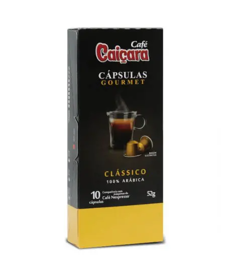 CÁPSULA CAIÇARA CAFÉ CLÁSSICO 52 G