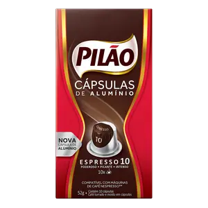 CÁPSULA PILÃO ESPRESSO 10 FORTISSIMO 52 G