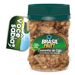 CASTANHA DE CAJU BRASIL FRUTT CARAMELIZADA COM GERGILIM 120 G