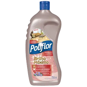 CERA LÍQUIDA POLIFLOR PRATIC VERMELHA 750ML