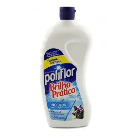 CERA LÍQUIDA POLIFLOR PRATIC INCOLOR 750ML