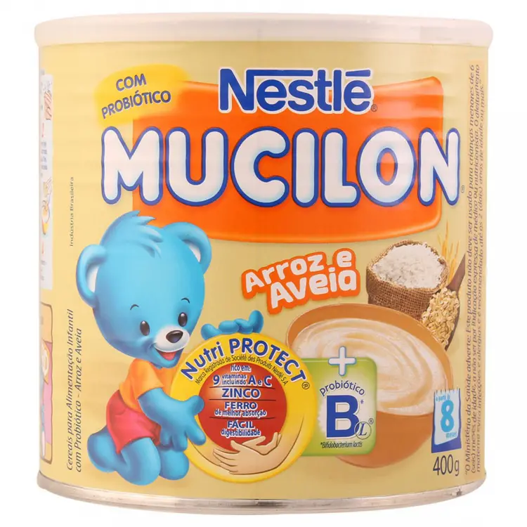 MUCILON ARROZ E AVEIA 400 GRAMAS