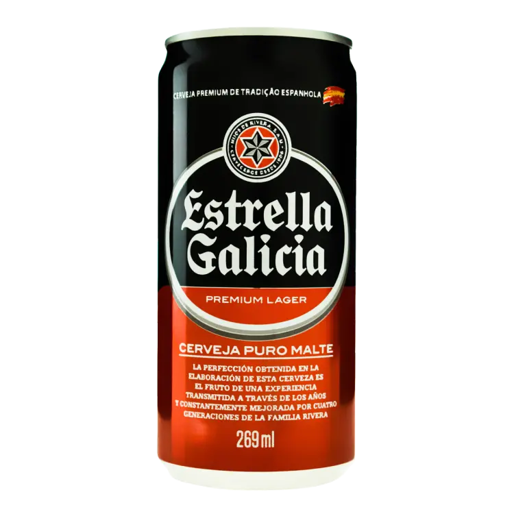 CERVEJA ESTRELLA GALICIA PREMIUM 269ML