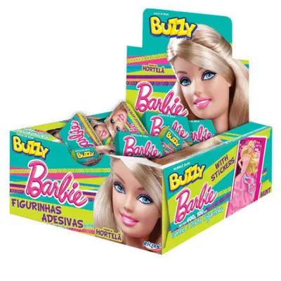 CHICLE BARBIE HORTELA COM 100 HORTELA