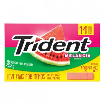 TRIDENT LEVE MAIS MELANCIA 25,2G