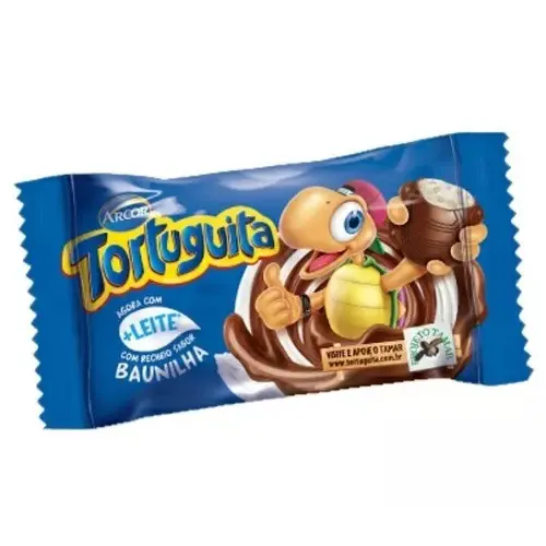 CHOCOLATE ARCOR TORTUGUITA BAUNILHA 18G