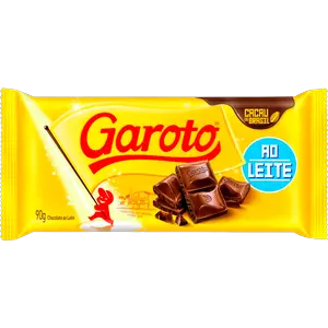 CHOCOLATE GAROTO AO LEITE 90G