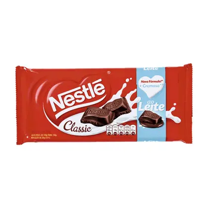 CHOCOLATE NESTLÉ CLASSIC AO LEITE 150G