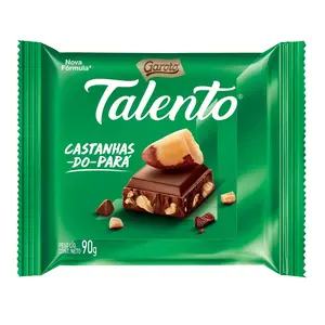 CHOCOLATE GAROTO TALENTO CASTANHA 90G