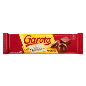 CHOCOLATE DE COBERTURA GAROTO AO LEITE 500G