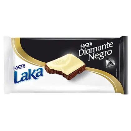 CHOCOLATE LACTA LAKA E DIAMANTE NEGRO 160G