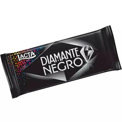 CHOCOLATE LACTA DIAMANTE NEGRO 90 GRAMAS